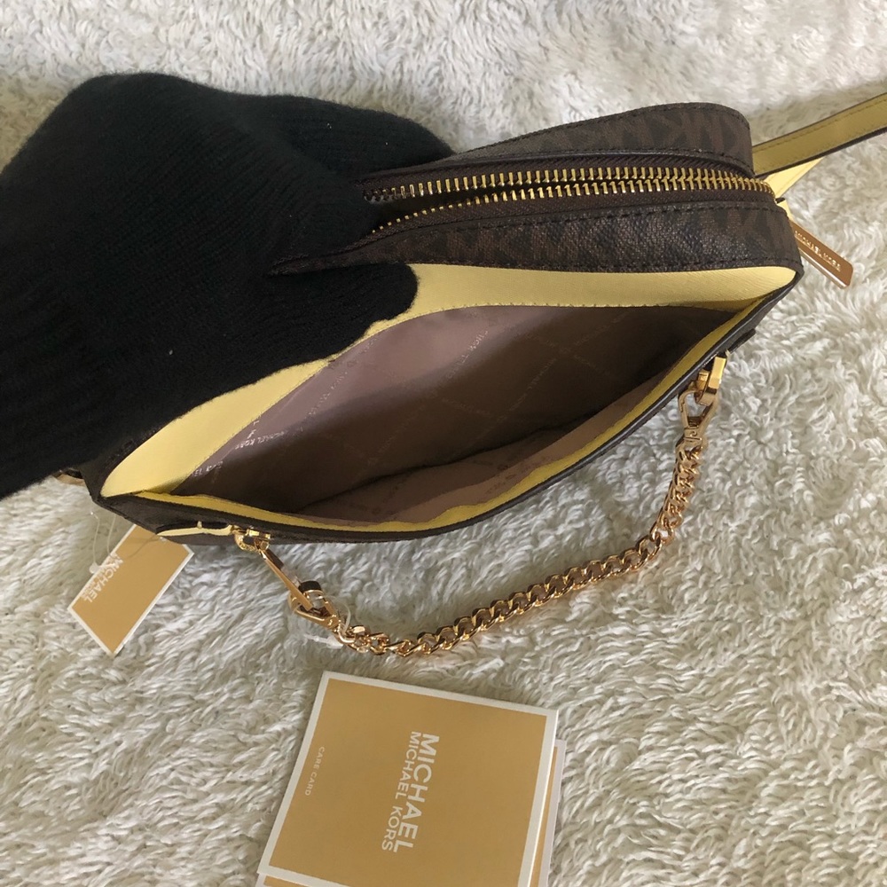 Michael Kors Jet Set Crossbody & Coin Pouch ID Set - Picture 6 of 10